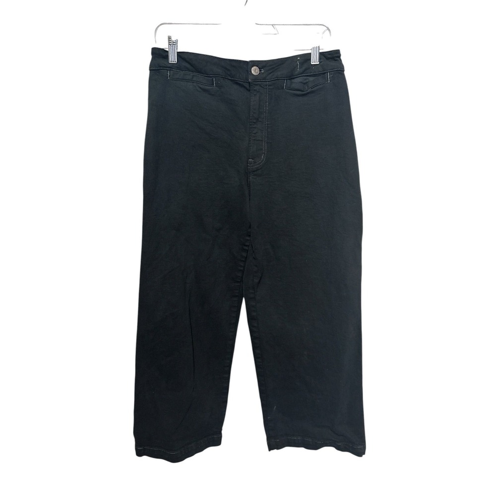 Madewell Curvy Emmett Wide Leg Denim in Black - MSRP: $138 (Size 30)
